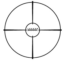 Stage micrometer S12, 0.1mm horizontal line in 0.002mm divisions, black slide/glass disc